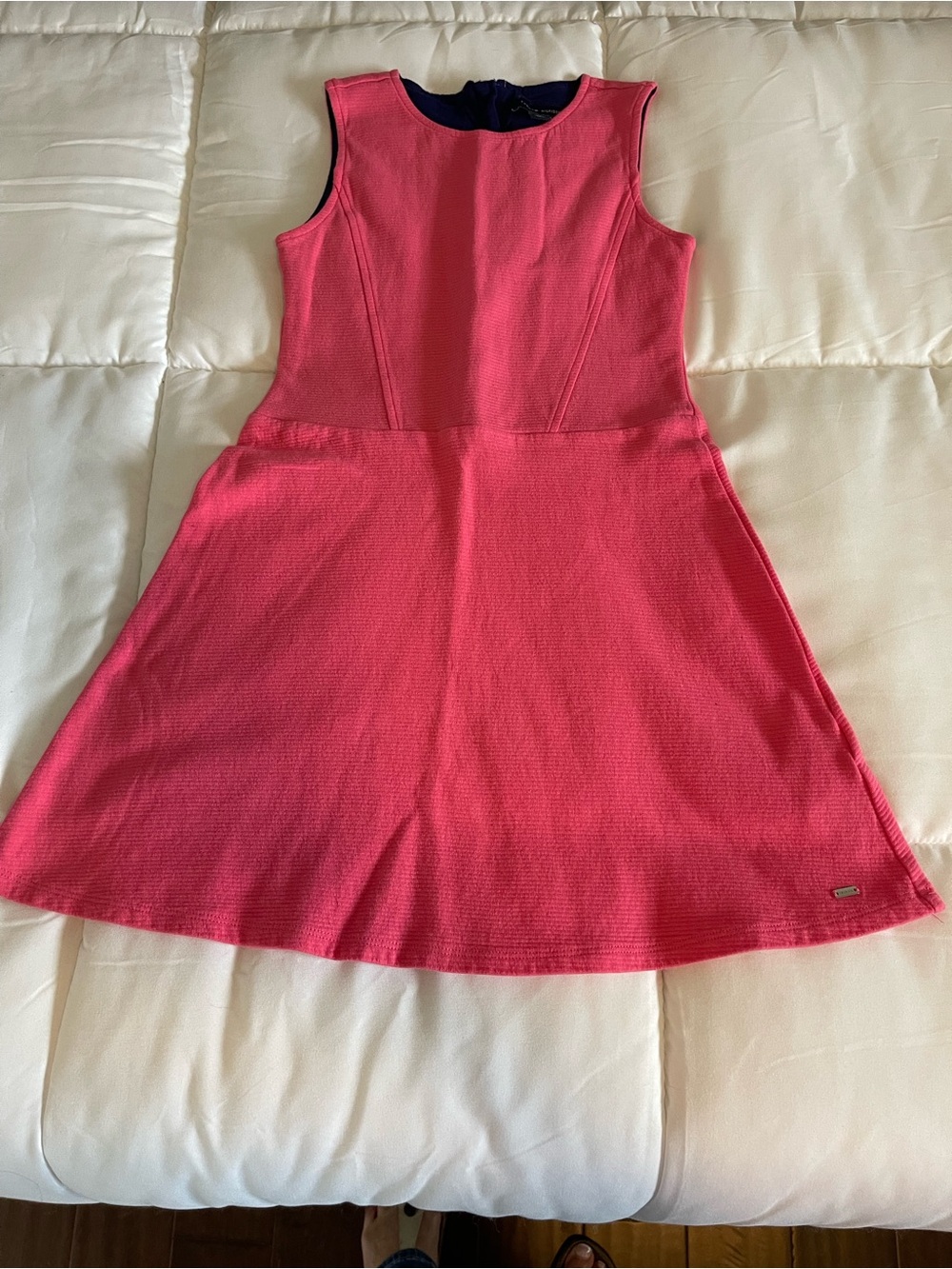 Tommy Hilfiger Pink Sleeveless Fit-and-Flare Dress
